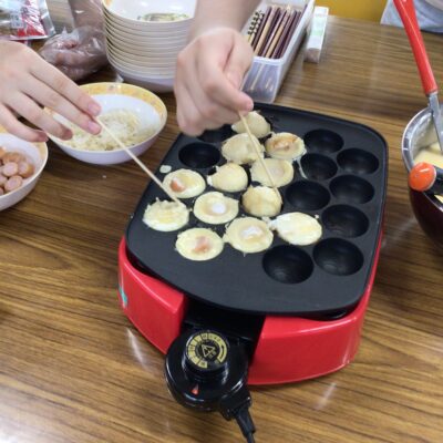 7/12(日)たこ焼きパーティー実施しました！