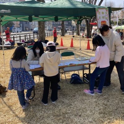 11/8（土）子ども向け遊びコーナー/1Dayボランティア